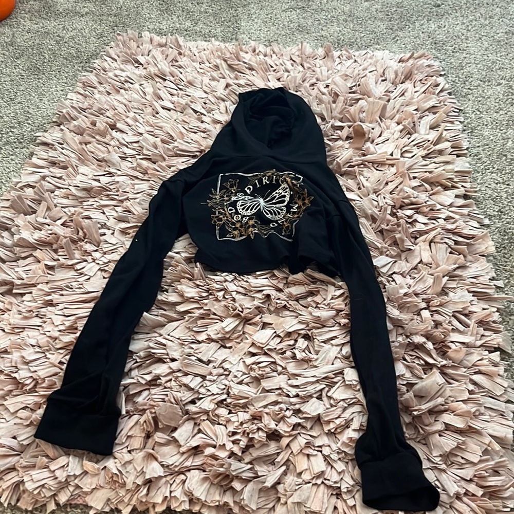 CROP TOP SWEAT SHIRT